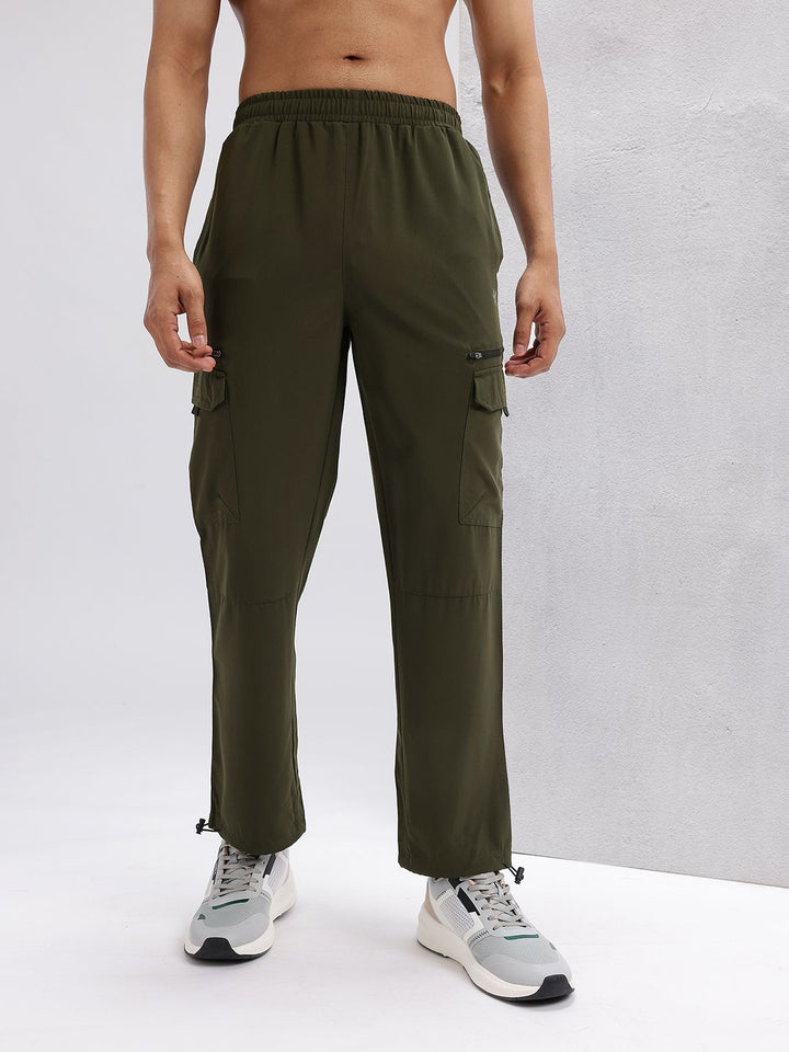 HRX by Hrithik Roshan Men Mid-Rise Rapid-Dry Training Track Pants