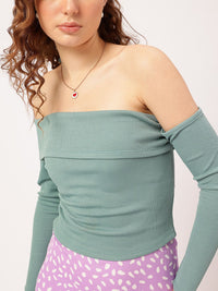 DressBerry Off-Shoulder Whispers Layered Top