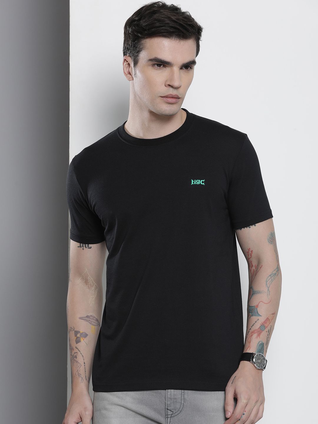 The Indian Garage Co Typography Printed T-shirt