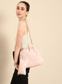 DressBerry Quilted Shoulder Bag with Pouch