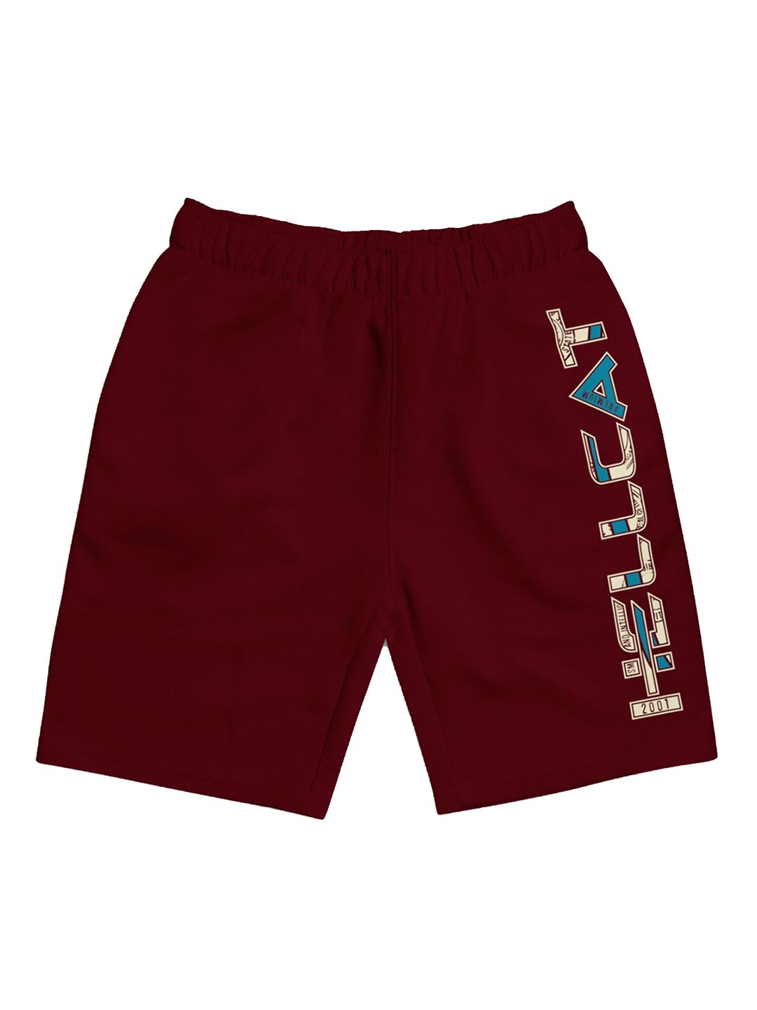 HELLCAT Girls Pack Of 5 Typography Printed Cotton Shorts