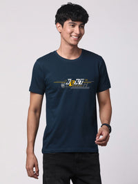 ADRO Men Graphic Printed Round Neck Cotton T-shirt