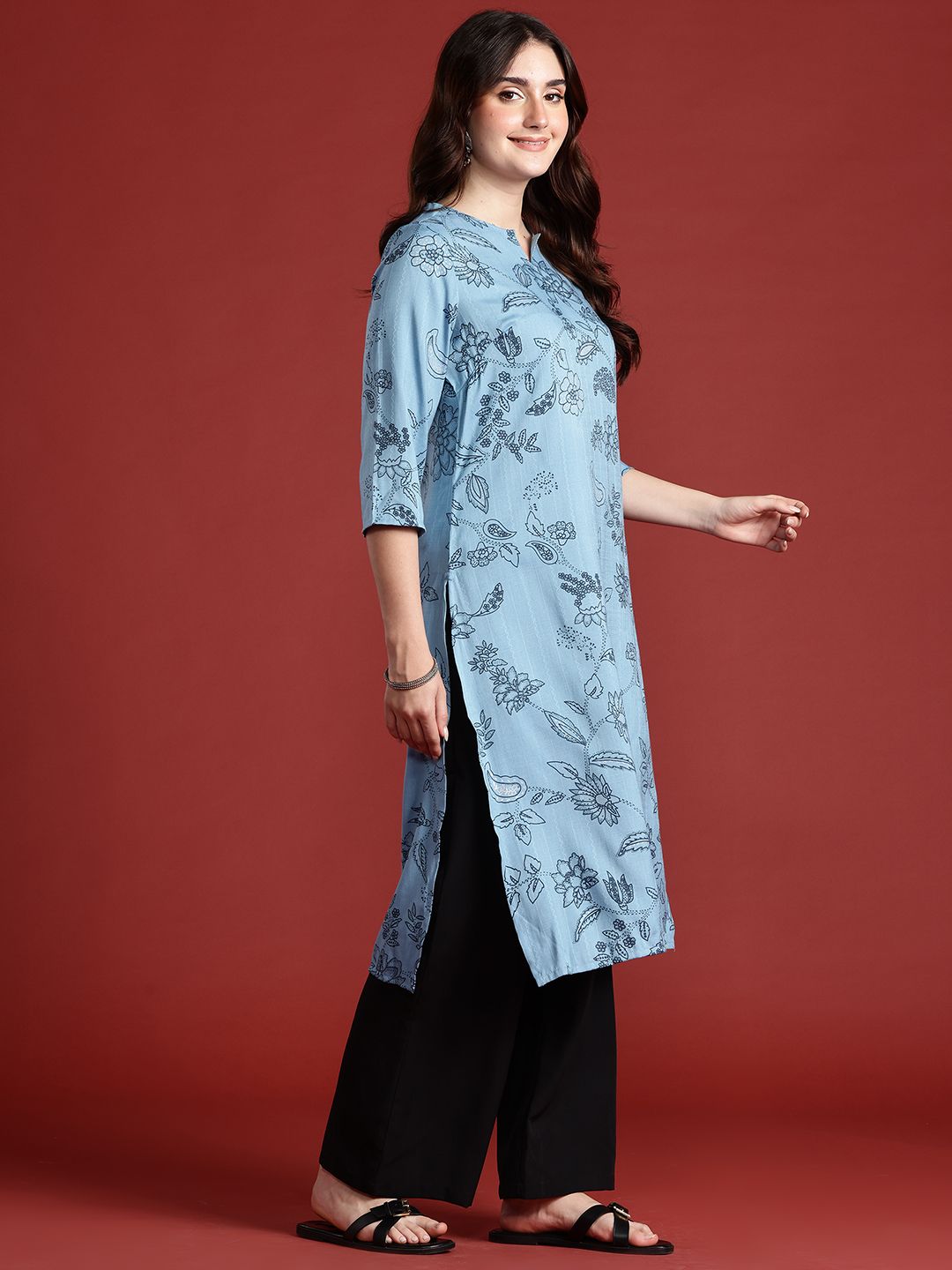 Anouk Women Floral Printed Kurta