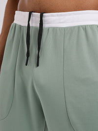 HRX by Hrithik Roshan Men Colourblocked Mid-Rise Rapid-Dry Running Joggers