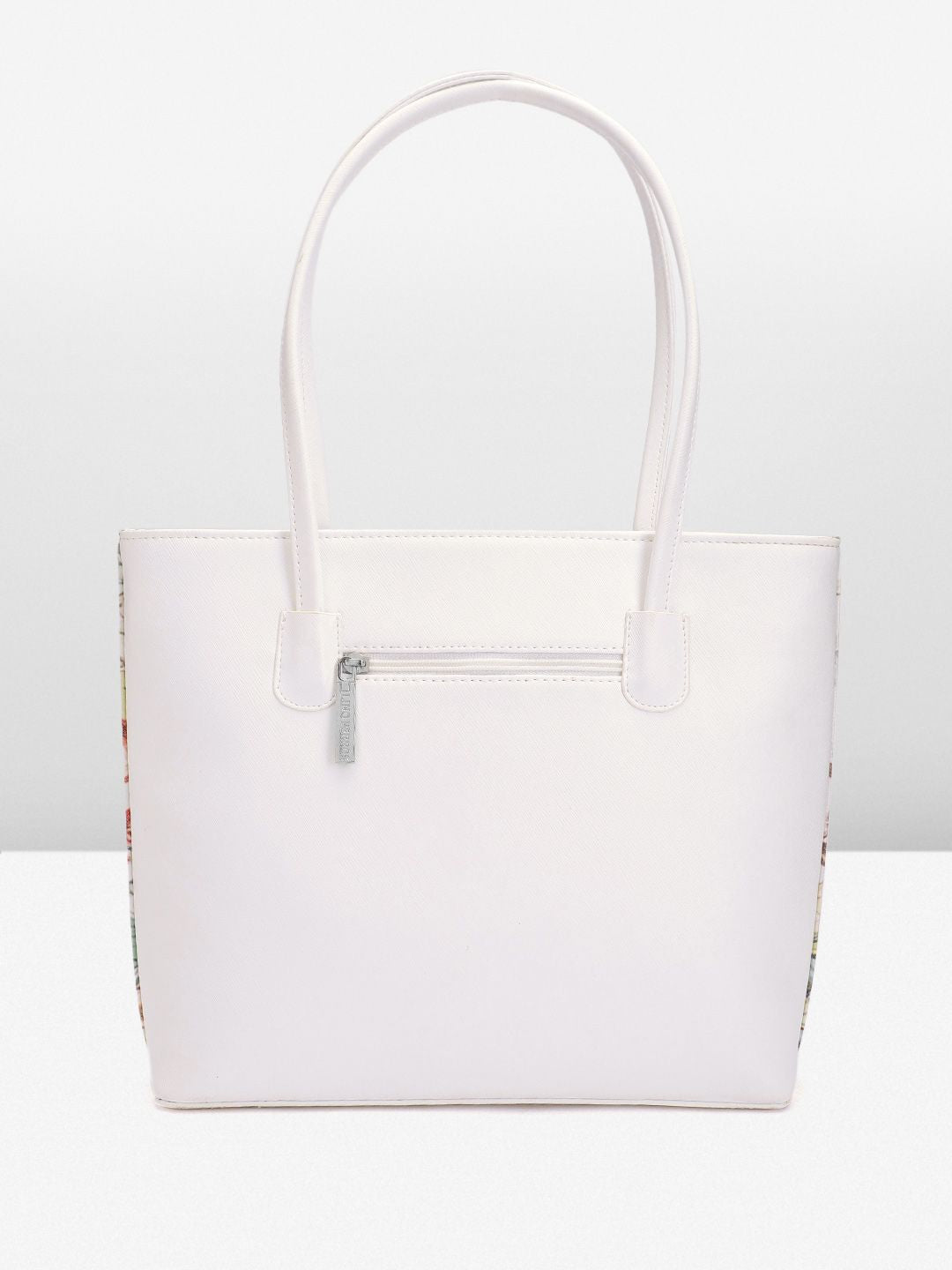 Lino Perros Floral Printed Structured Shoulder Bag