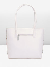 Lino Perros Floral Printed Structured Shoulder Bag
