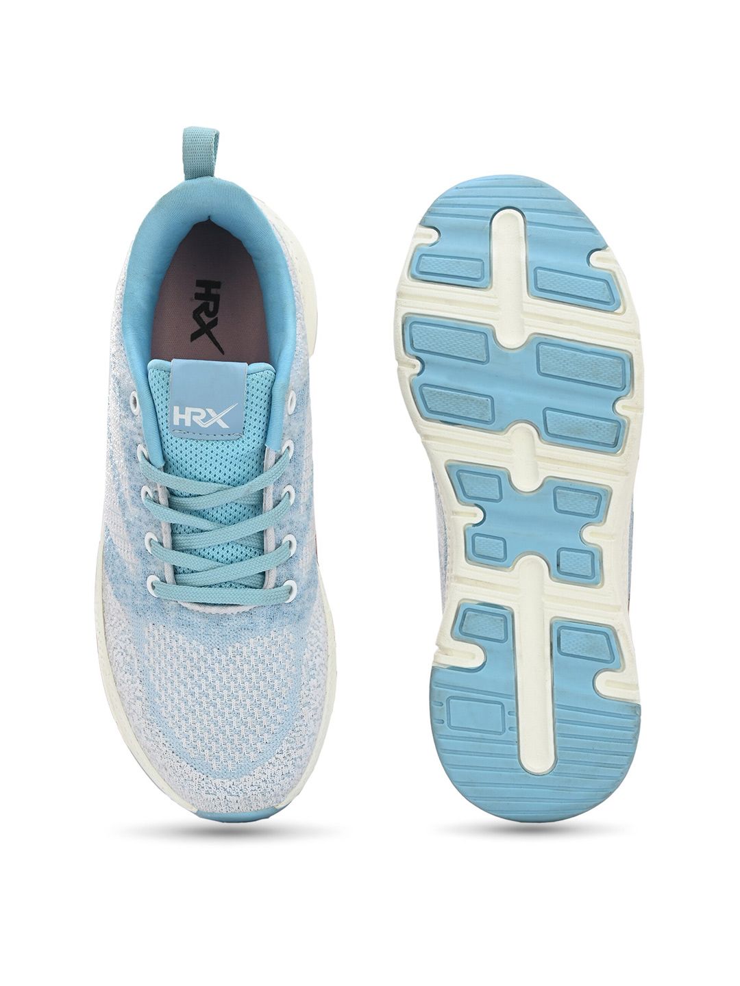 HRX by Hrithik Roshan Women Blue And White Memory Foam Non-Marking Running Shoes