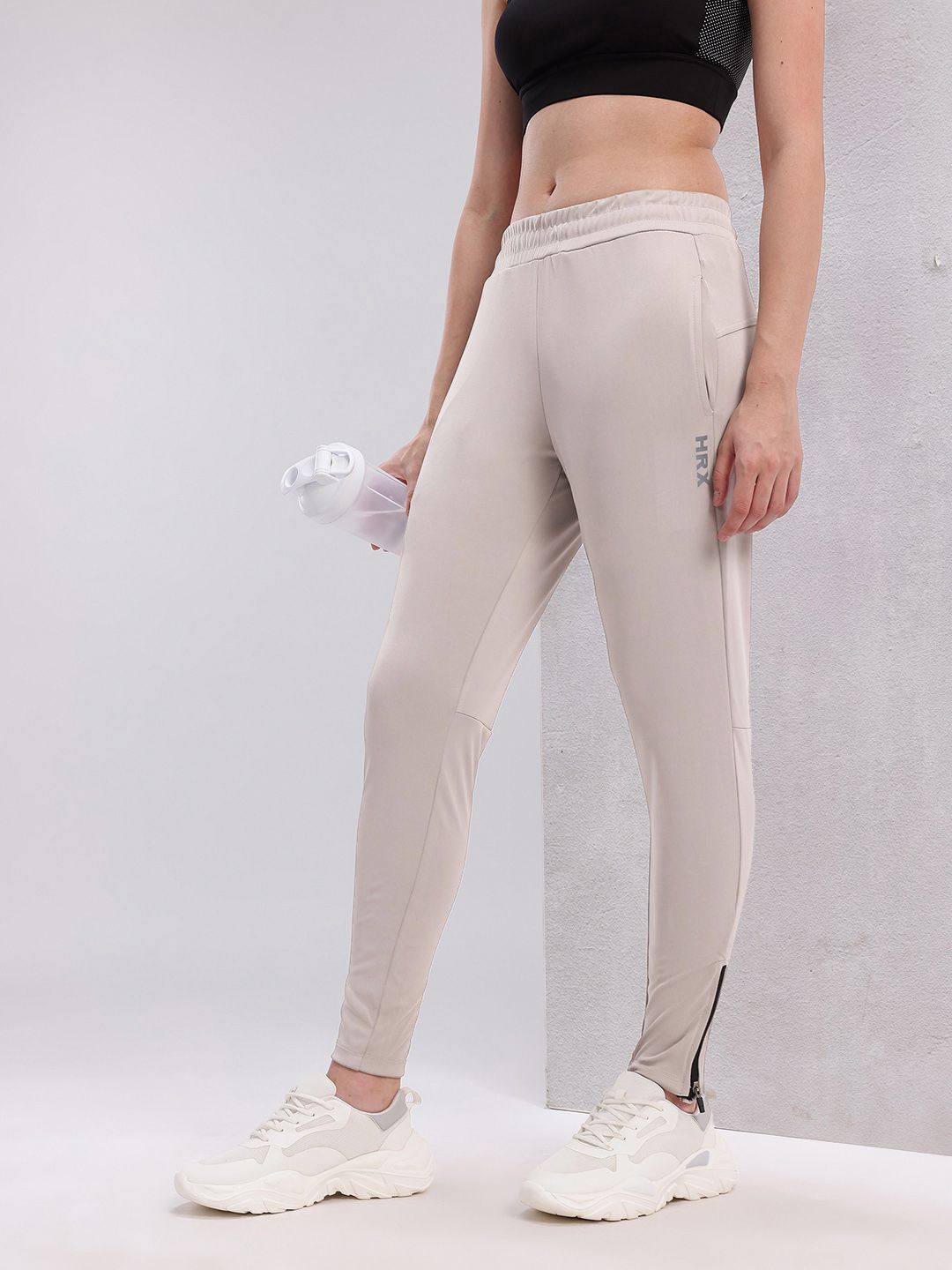 HRX by Hrithik Roshan Women Mid-Rise Slim Fit Running Track Pants