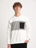 THE BEAR HOUSE Striped Round Neck Sweatshirt