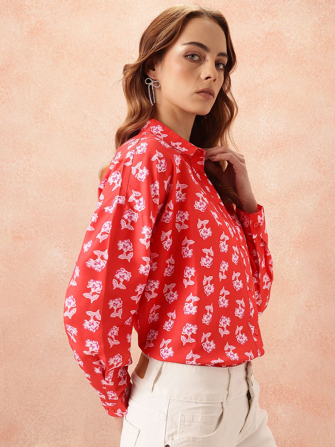 all about you Floral Printed Casual Shirt