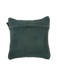 HOSTA HOMES Green 2 Pieces Soft Fur Square Cushion Covers