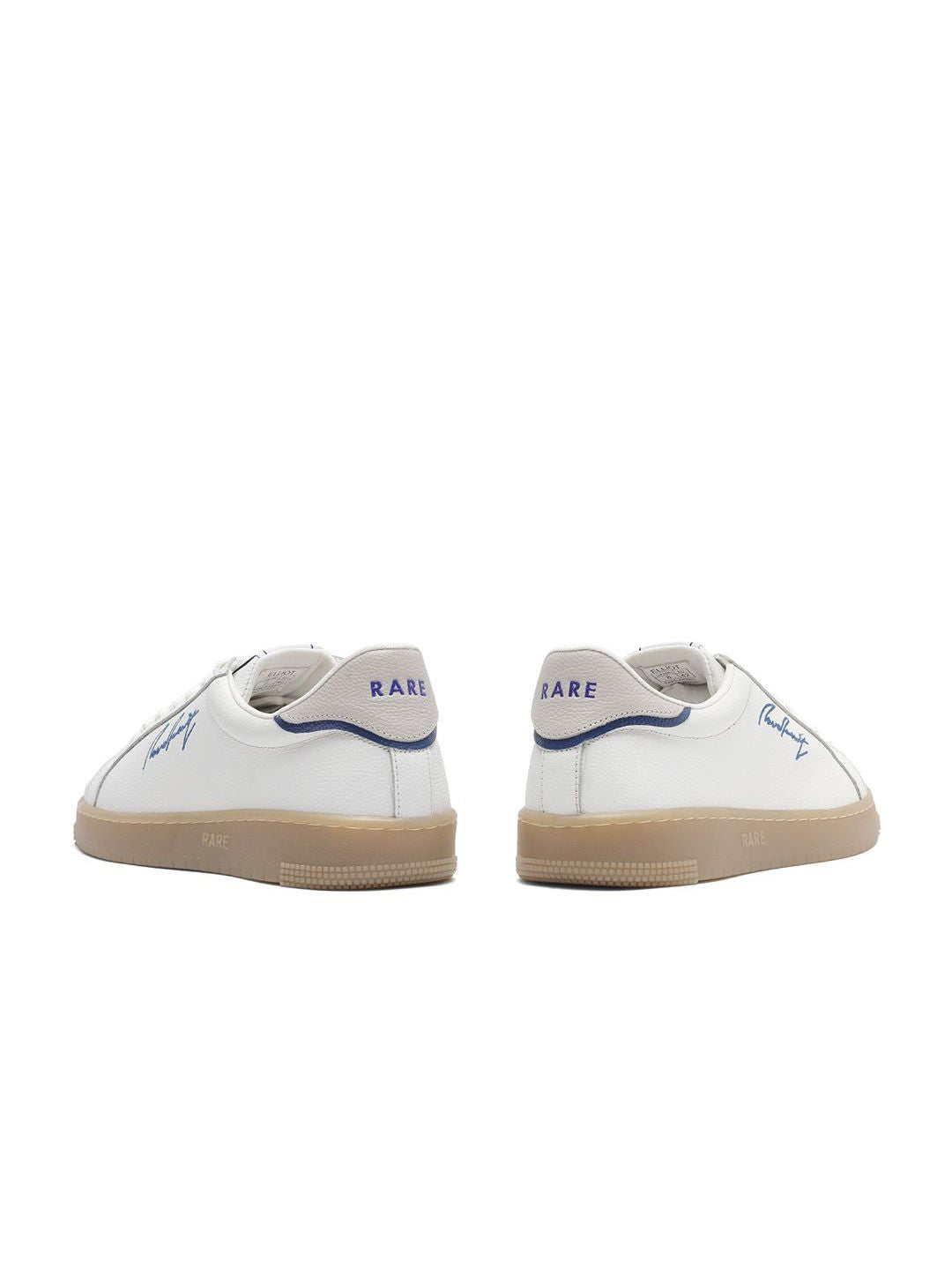 RARE RABBIT Men Round Toe Lace-Ups Leather Sneakers