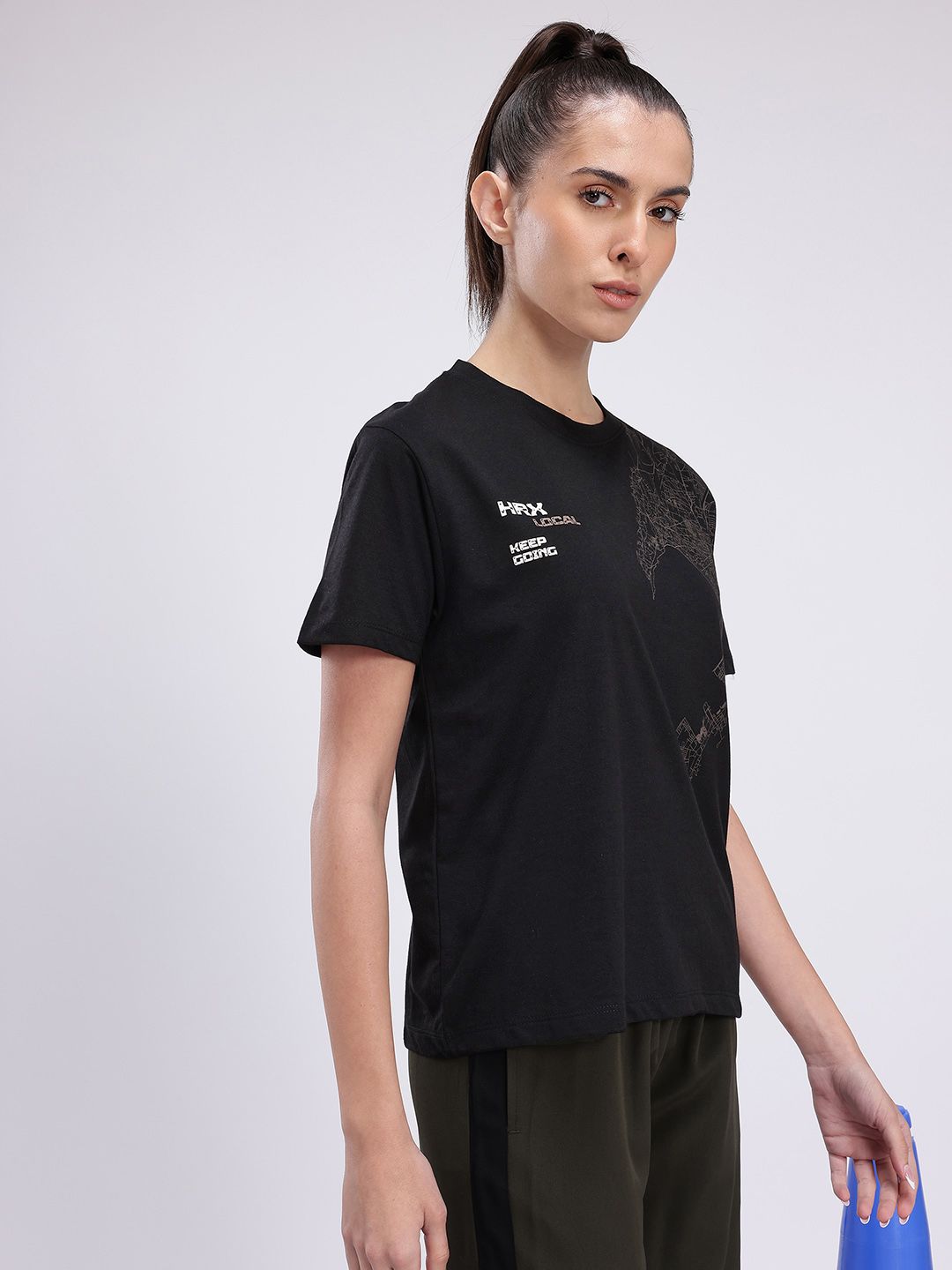 HRX by Hrithik Roshan Printed Lifestyle T-shirt