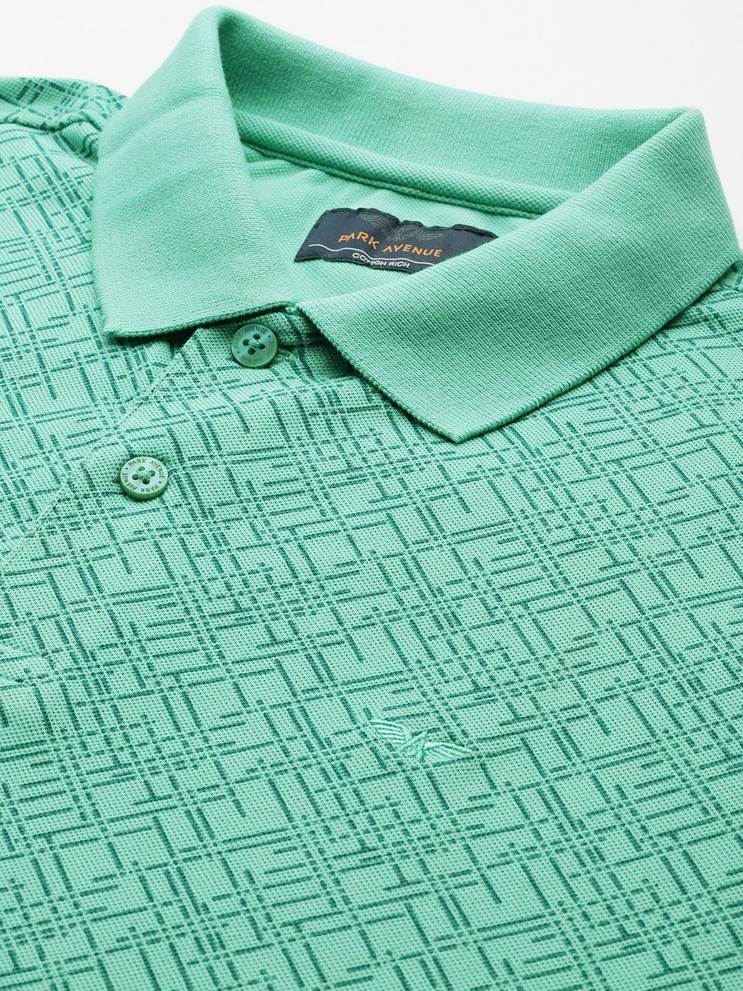 Park Avenue Printed Polo Collar T-shirt