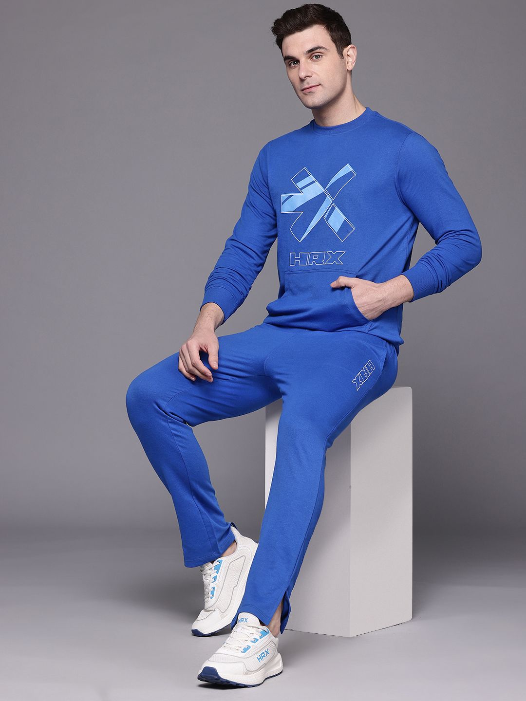 HRX by Hrithik Roshan Brand Logo Printed Lifestyle Tracksuit