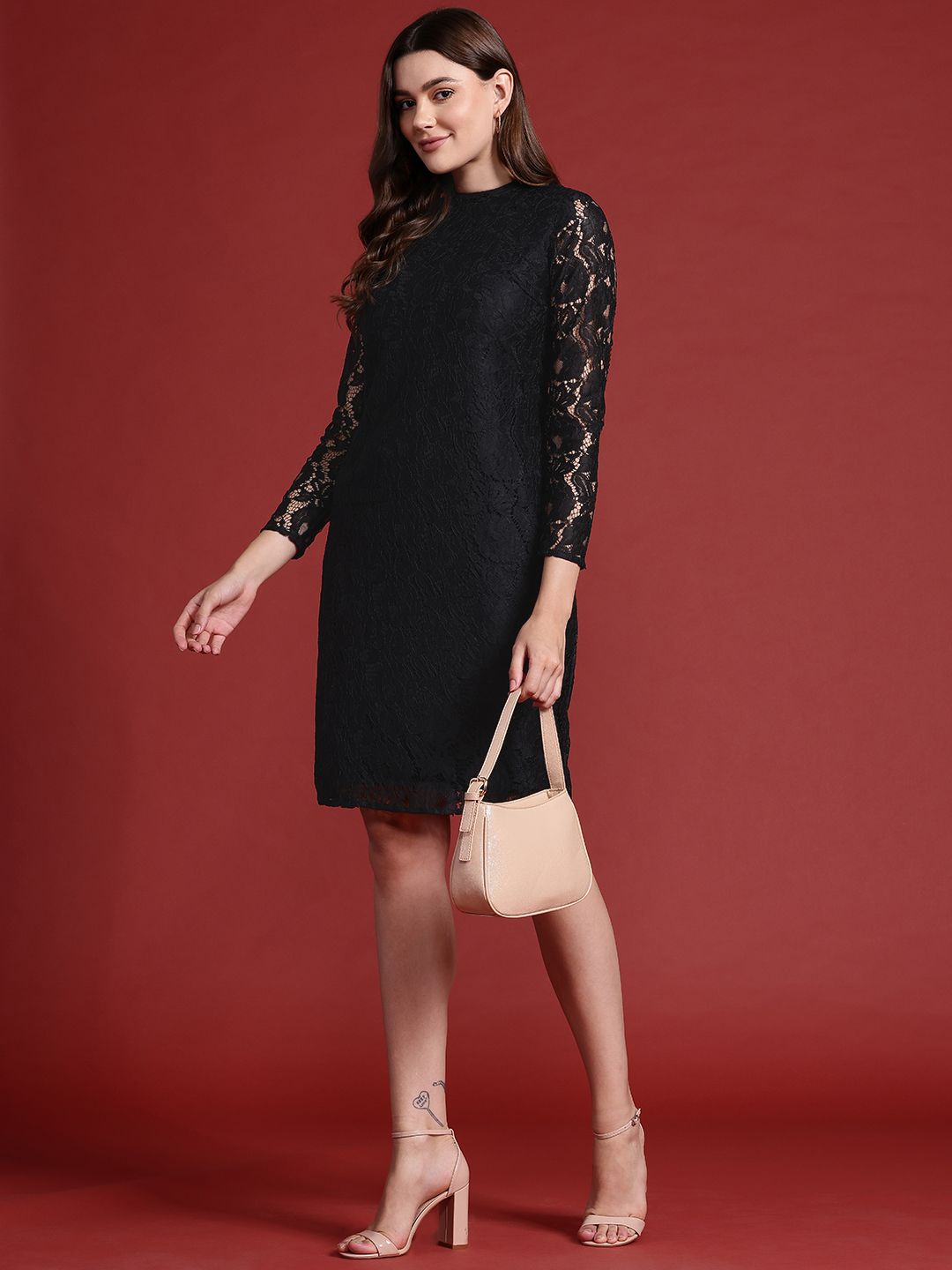 all about you Floral Lace Sheath Dress