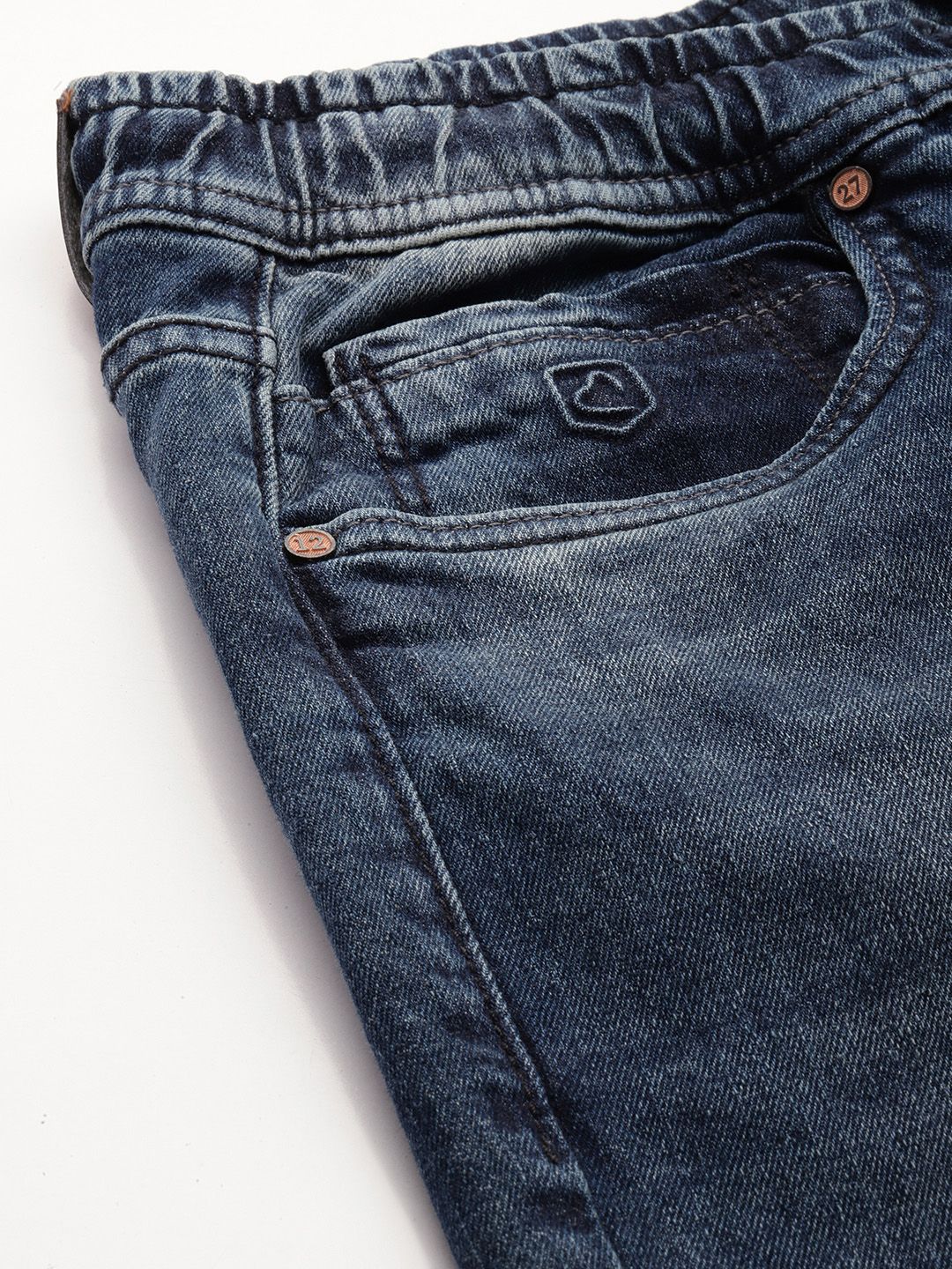 Being Human Men Heavy Fade Stretchable Joggers
