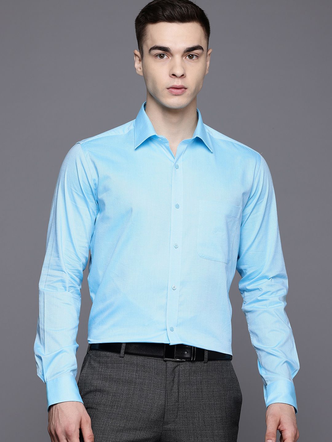 Raymond Pure Cotton Slim Fit Formal Shirt