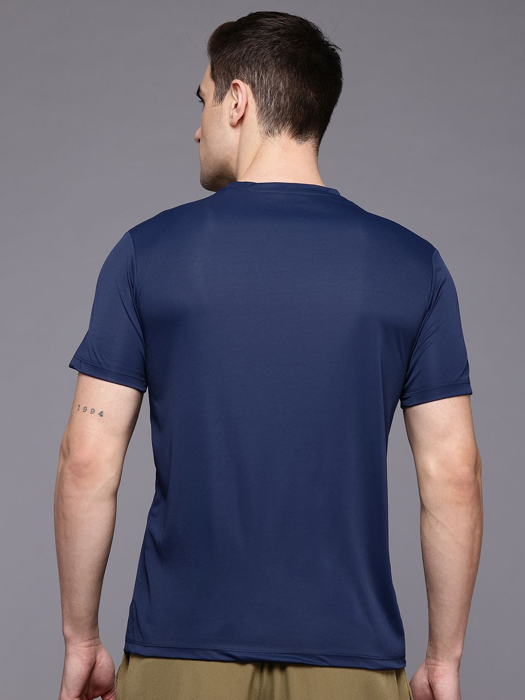 HRX by Hrithik Roshan Brand Logo Printed Running T-shirt