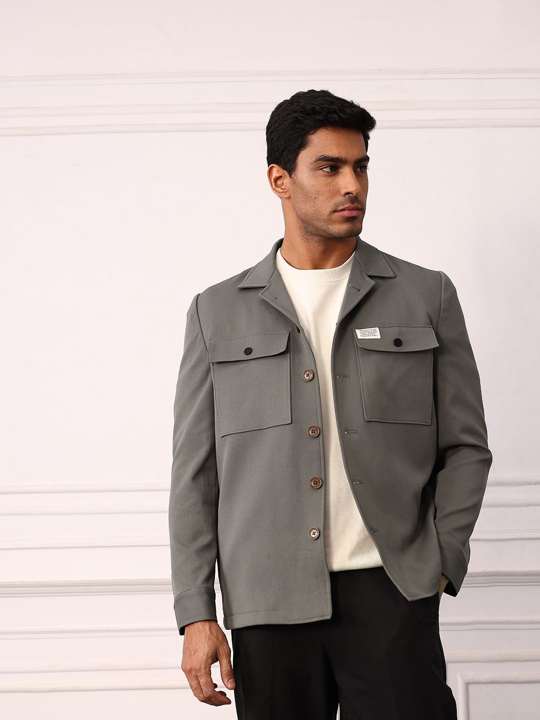 Mr Bowerbird Double Pocket Resort Collar Tailored Jacket