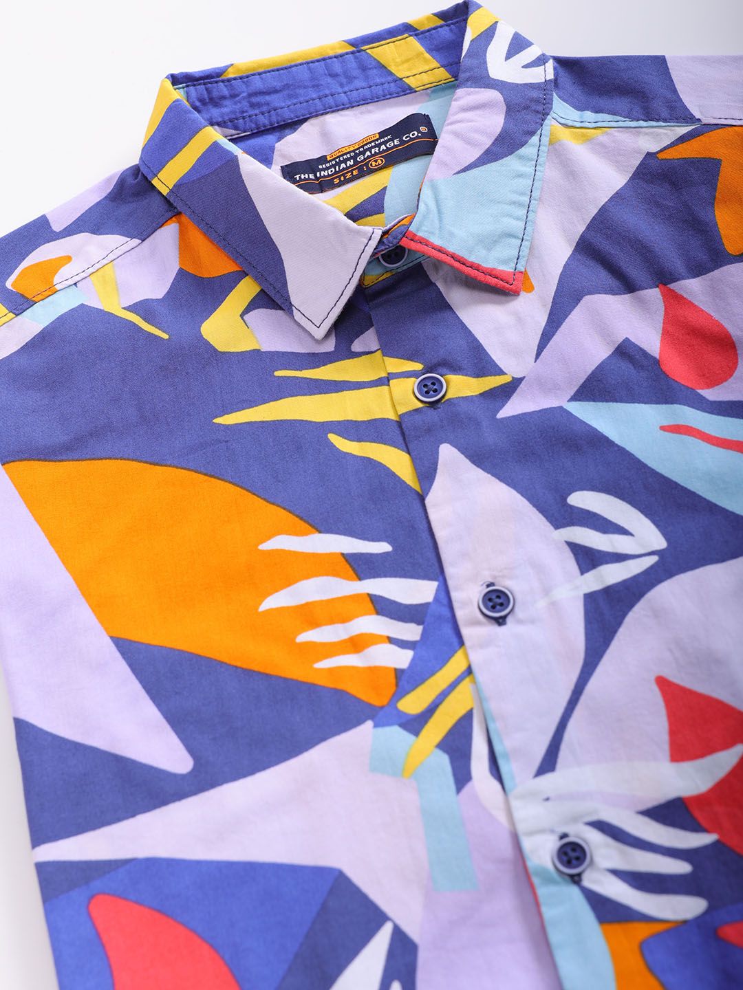 The Indian Garage Co Men Slim Fit Opaque Printed Casual Shirt