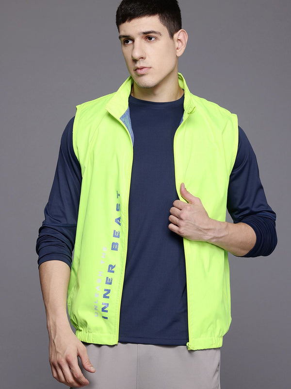 HRX by Hrithik Roshan Rapid-Dry Reflective Strip Training Tailored Jacket