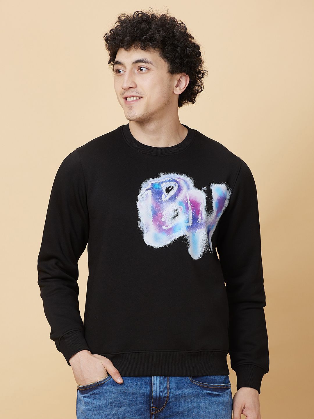 Being Human Men Printed Sweatshirt