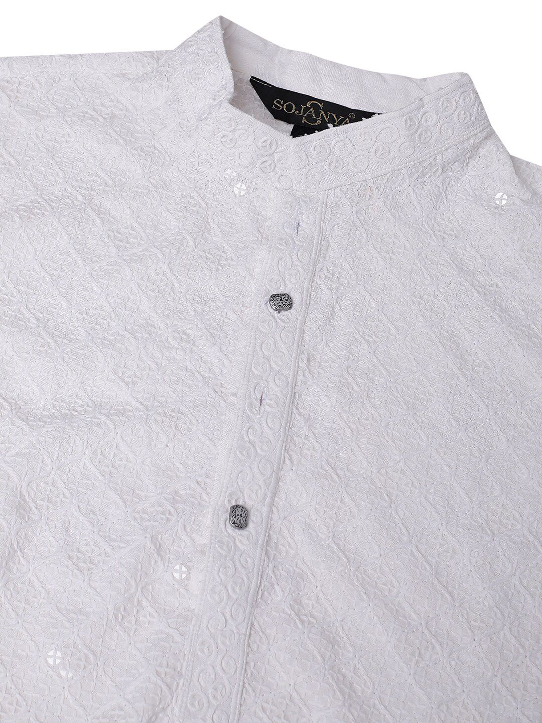 SOJANYA Sequin Embellished Pure Cotton Kurta