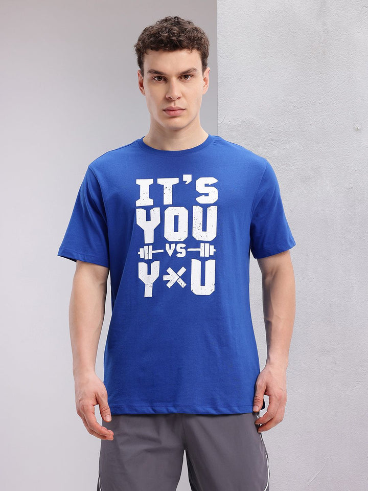HRX by Hrithik Roshan Typography Printed Training T-shirt