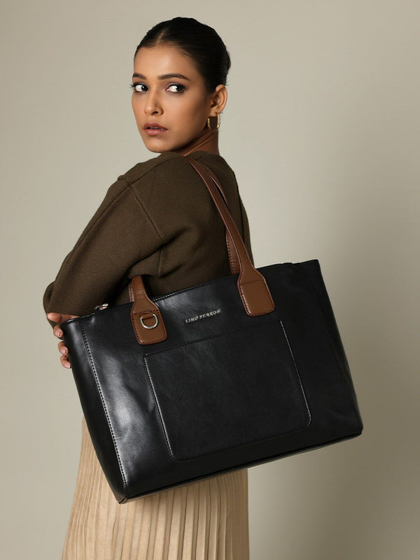 Lino Perros Structured 16 Inch Laptop Shoulder Bag