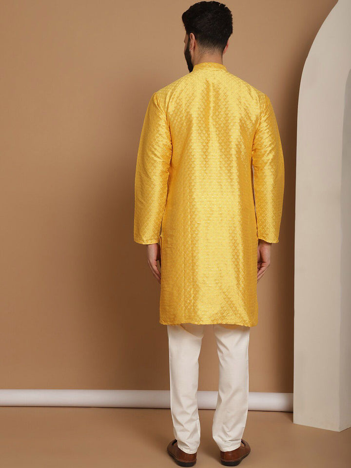 Anouk Ethnic Motifs Embroidered Straight Kurta with Churidar