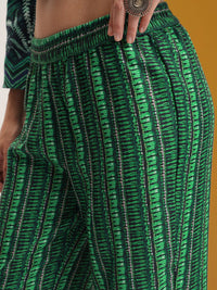 Vishudh Winter Regular Straight Kurta With Elasticated Trousers