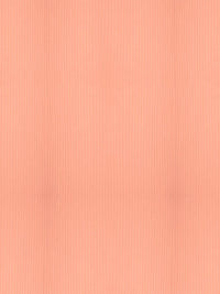 TEAL BY CHUMBAK Peach-Coloured Striped Satin 210 TC Queen Bedsheet With 2 Pillow Covers
