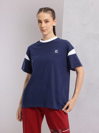 HRX by Hrithik Roshan Printed Drop-Shoulder Sleeves Relaxed Lifestyle T-shirt