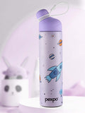 Pexpo Pico Purple ISI Certified Thermosteel Hot, Cold With Rocket Flask Water Bottle 500ml