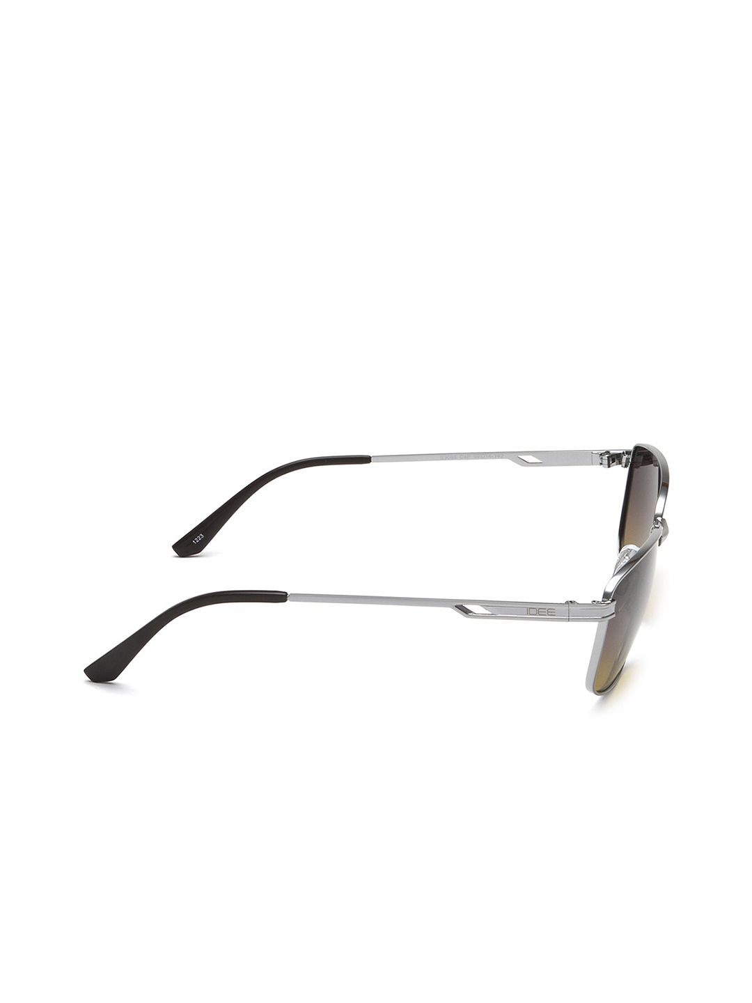 IDEE Men Rectangle Sunglasses with Polarised and UV Protected Lens IDS3098C4PSG