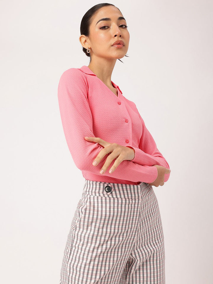DressBerry Playful Palette Shirt Style Top
