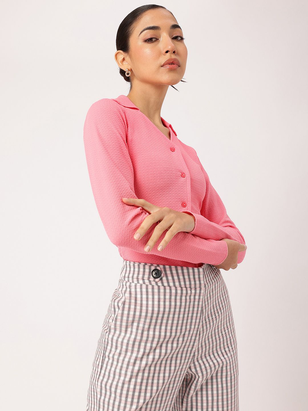 DressBerry Playful Palette Shirt Style Top