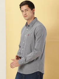 Thomas Scott Classic Slim Fit Micro Checked Pure Cotton Casual Shirt