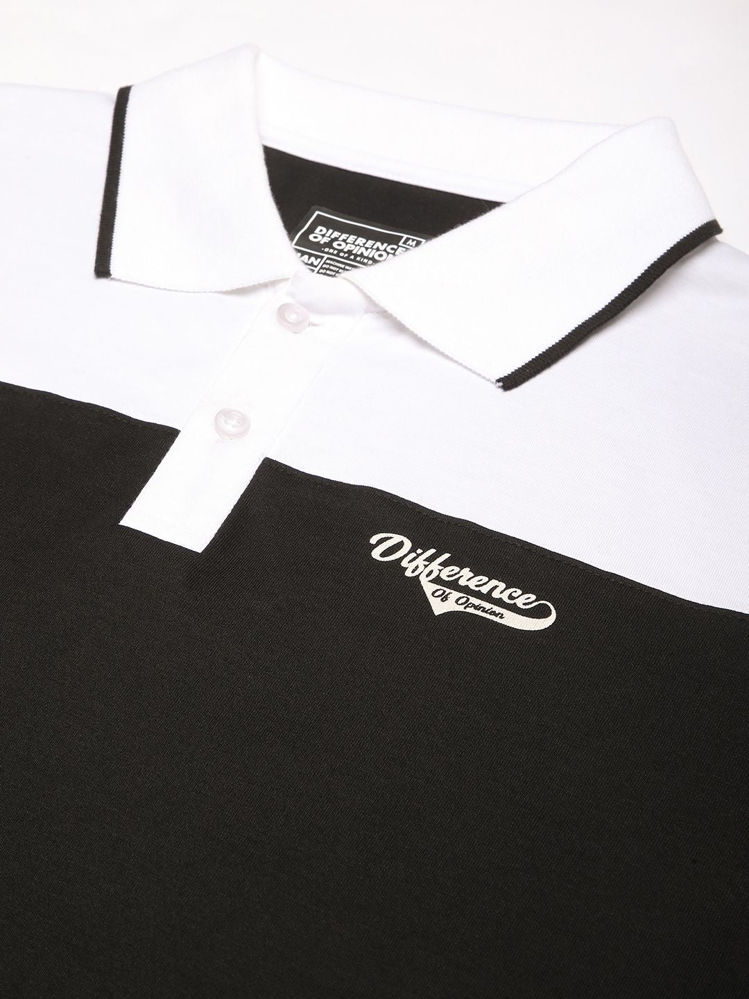 Difference of Opinion Men Long Sleeve Regular Fit Polo Tshirt