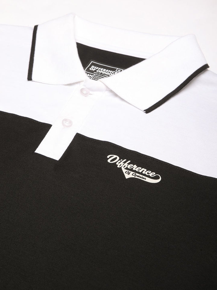 Difference of Opinion Men Long Sleeve Regular Fit Polo Tshirt
