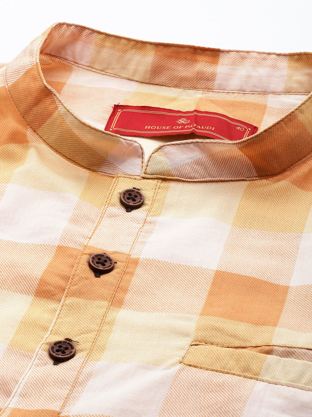 House of Pataudi Men Jashn Pure Cotton Kurta with Trousers & Jacket