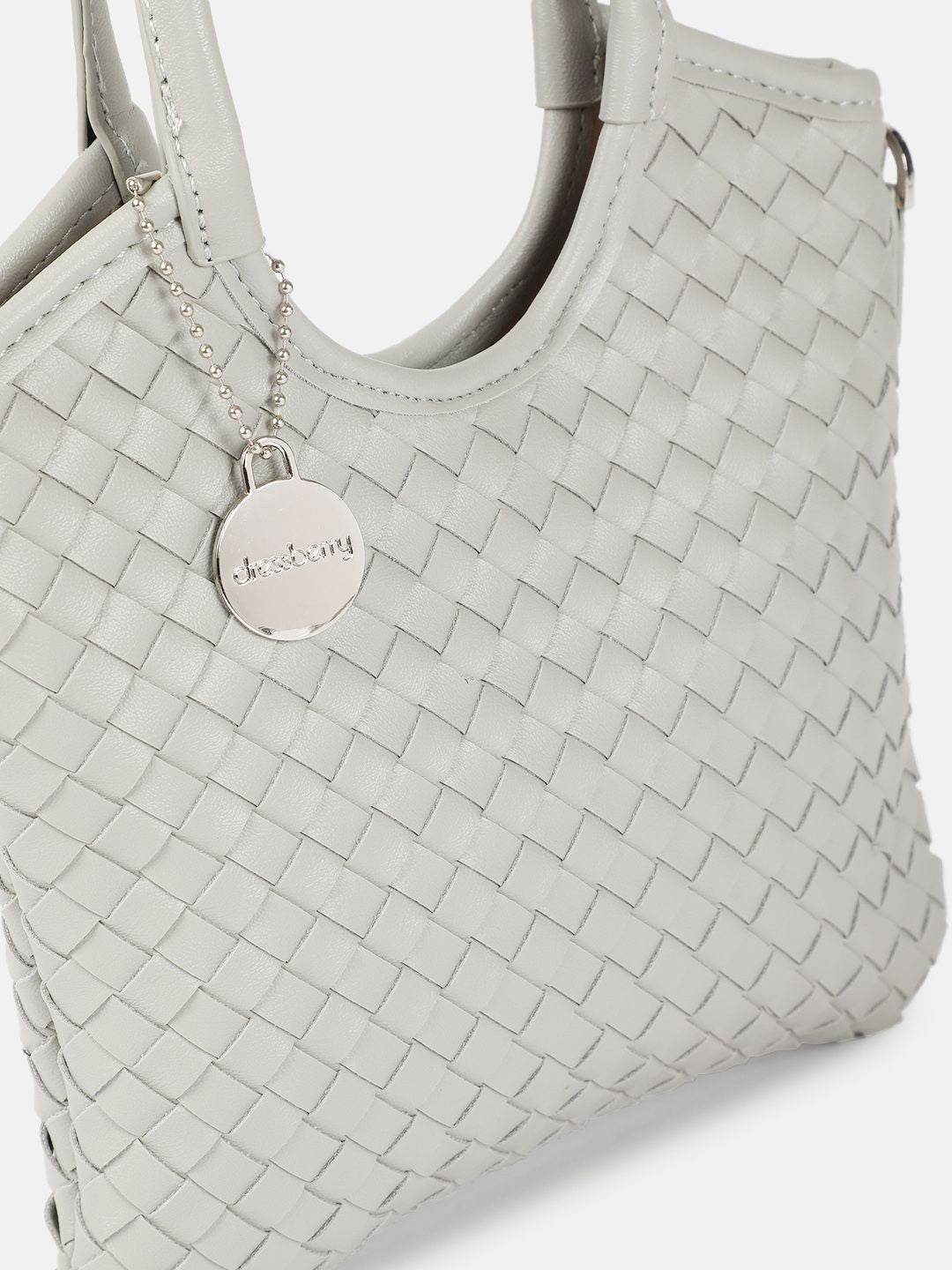 DressBerry Self Design Structured Handheld Bag