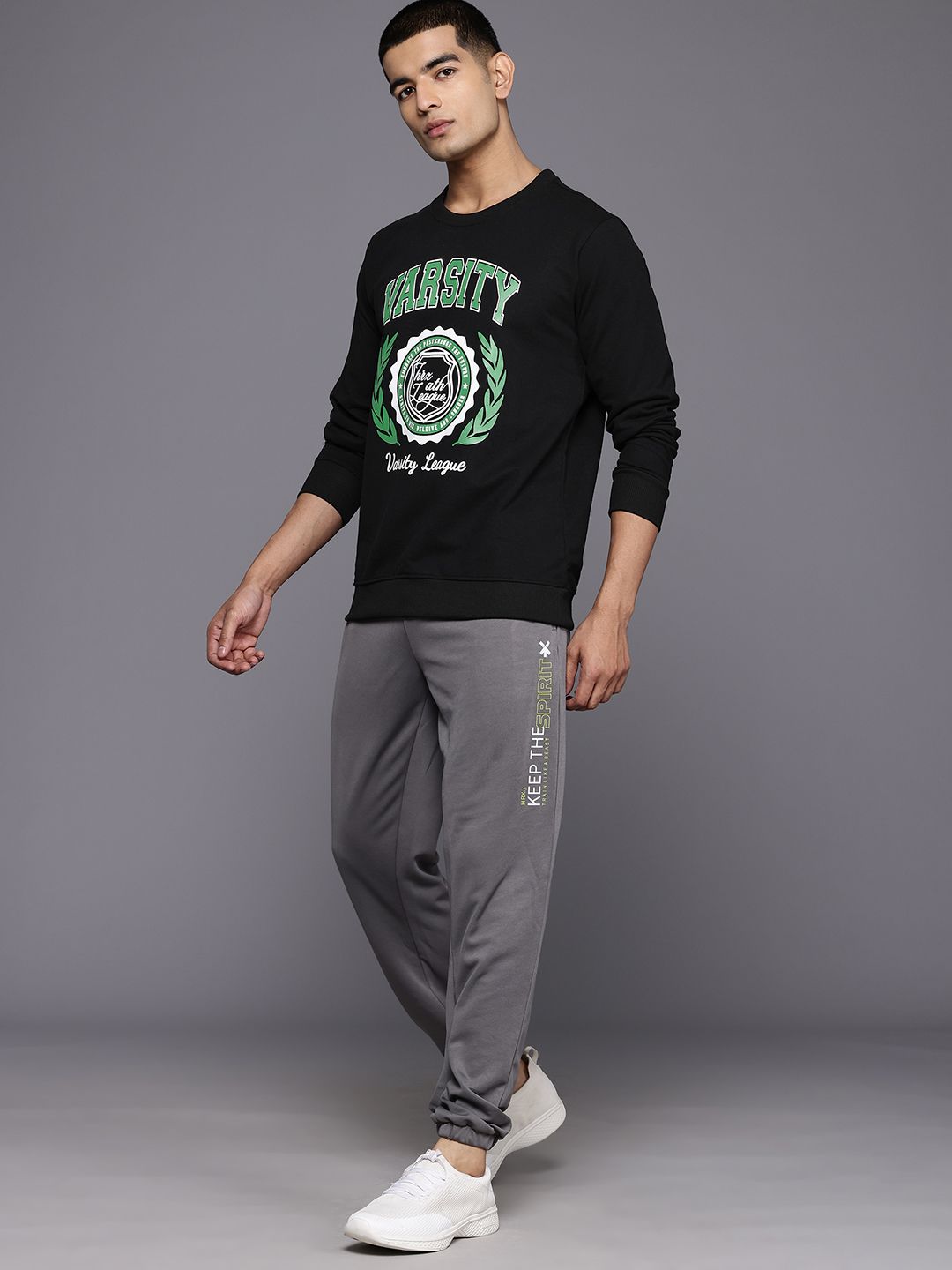 HRX by Hrithik Roshan Printed Pullover Sweatshirt