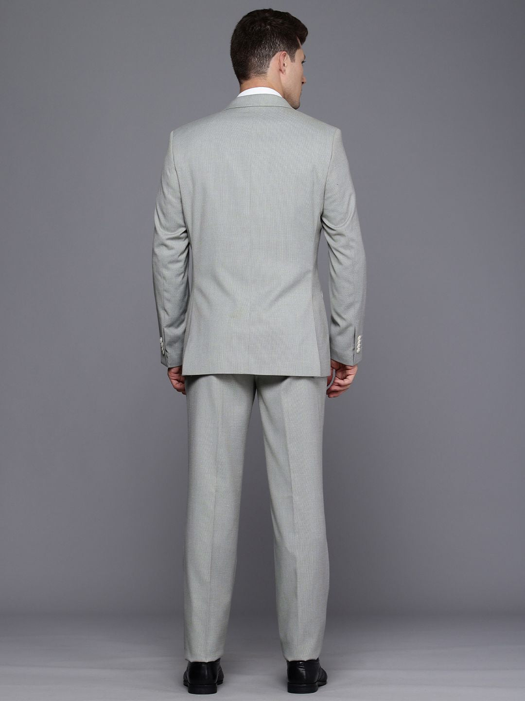 Raymond Self Design Single Breasted 2-Piece Formal Suit
