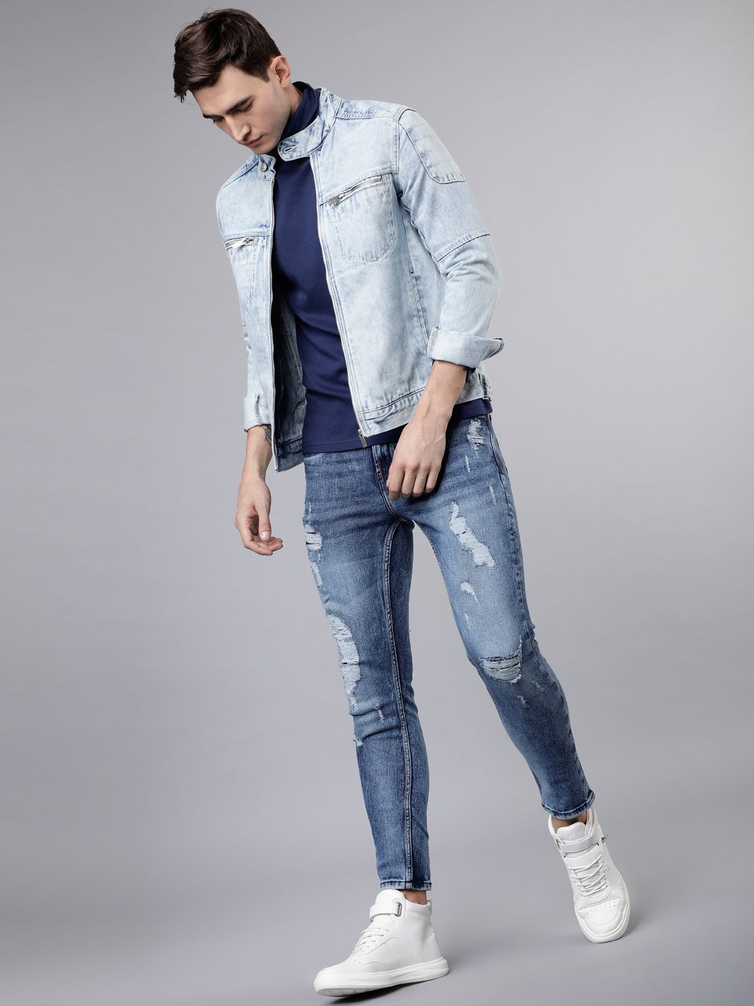HIGHLANDER Men Denim Jacket
