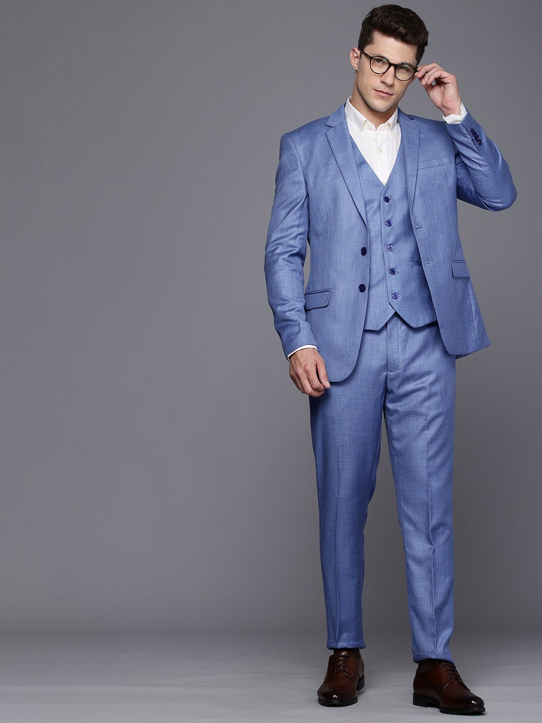Raymond Contemporary Fit 3 Piece Party Suit