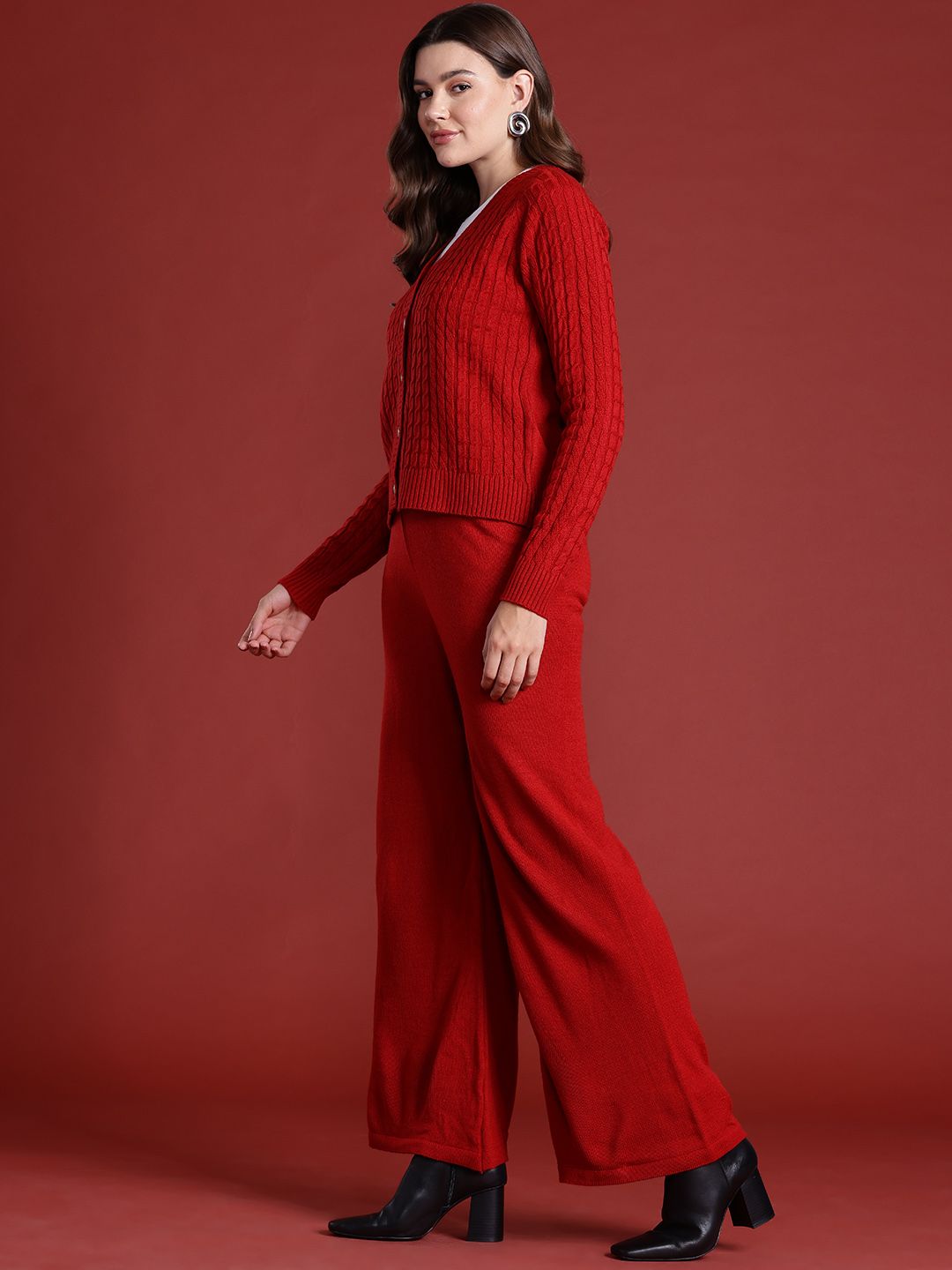 all about you Acrylic Cable Knit Co-ords