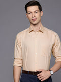 Raymond Slim Fit Self Design Textured Pure Cotton Formal Shirt