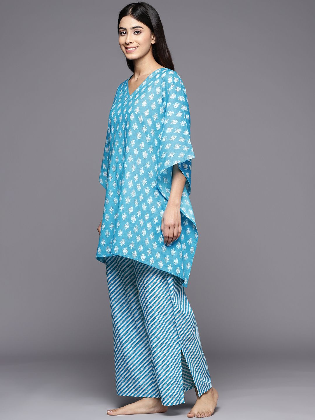 Libas Printed Cotton Night suit